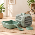Moderna Cozy Journey Cat Combo - Carrier + Bowl + Litter Tray + Scoop