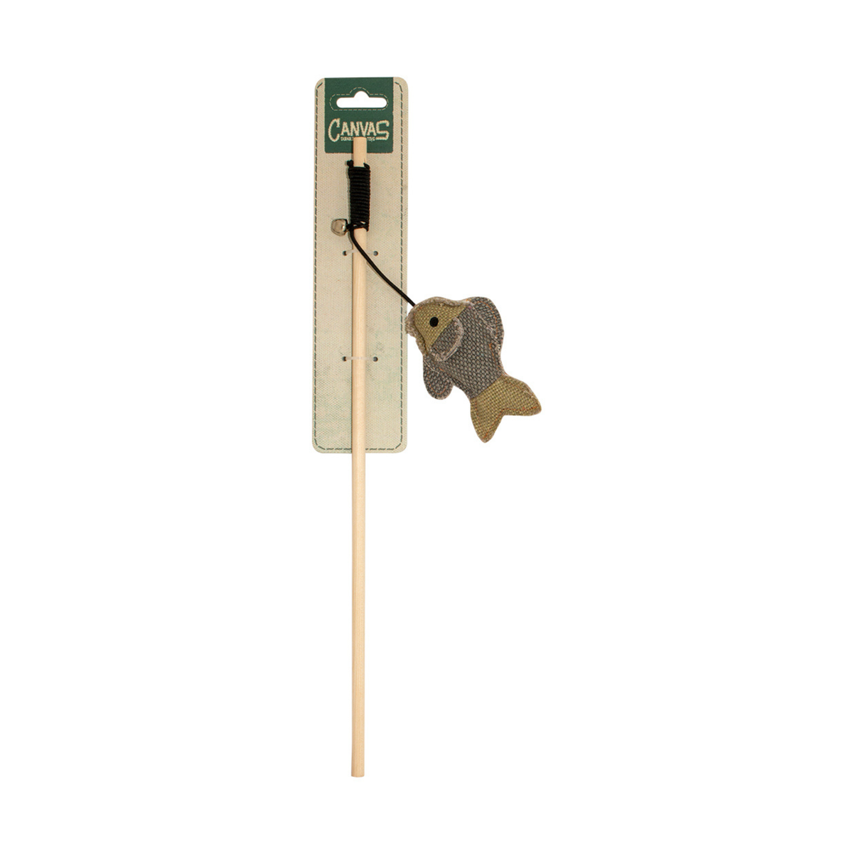 Duvo+ Canvas Playing Rod Fish 40X6,8X4Cm Grey